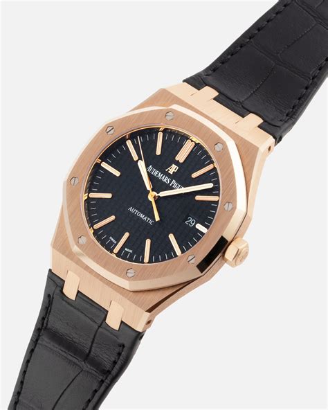 audemars piguet rose gold mens watch|audemars piguet vintage gold watch.